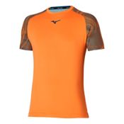 miniatura Imagen CAMISETA MIZUNO TENNIS CHARGE SHADOW NARANJA CARROT PADEL TENIS T SHIRT 62GAB002-54