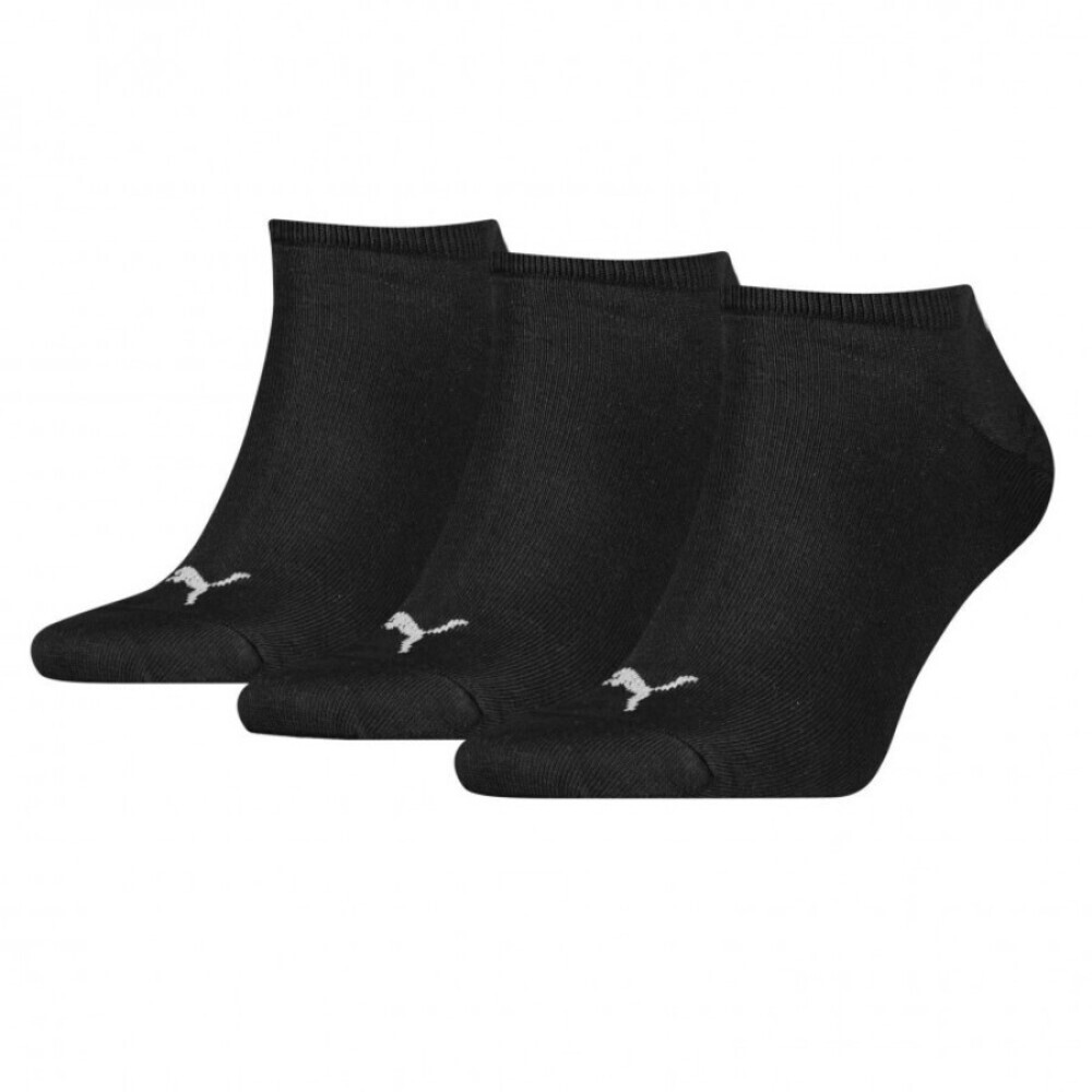 Imagen CALCETINES PUMA UNISEX SNEAKER PLAIN PACK 3 NEGRO SOCKS 261080001-200
