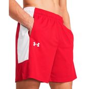 miniatura Imagen SHORT UNDER ARMOUR BASELINE ROJO BLANCO BASKET 1383389-600