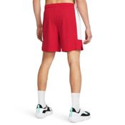 miniatura Imagen SHORT UNDER ARMOUR BASELINE ROJO BLANCO BASKET 1383389-600