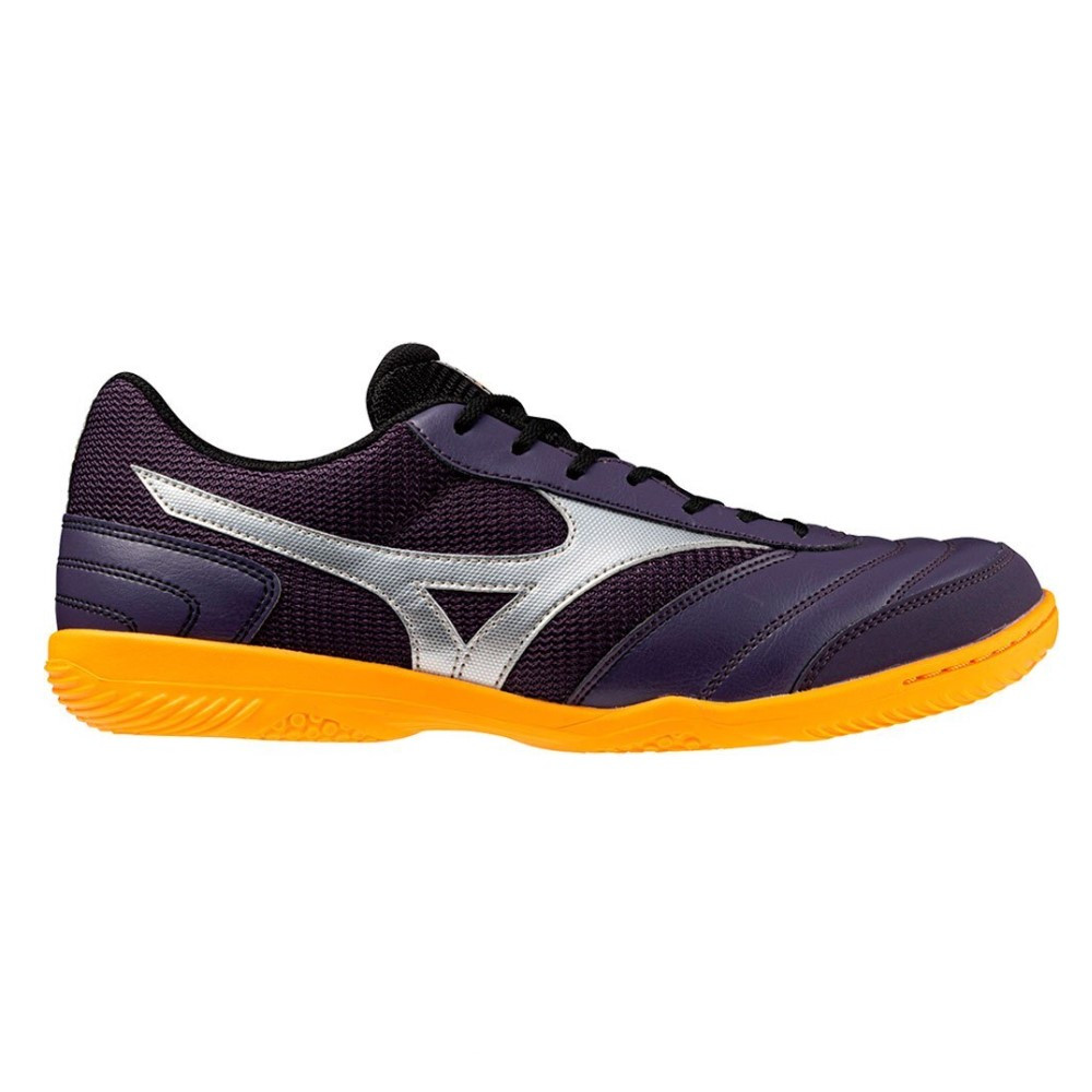 Imagen ZAPATILLAS MIZUNO MRL SALA CLUB INDOOR MARINO GRIS SILVER NARANJA FUTBOL SALA INDOOR Q1GA2403-92