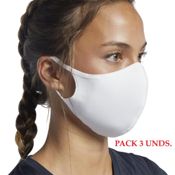 miniatura Imagen MASCARILLA REEBOK FACE COVER SMALL BLANCO PACK-3 H60340
