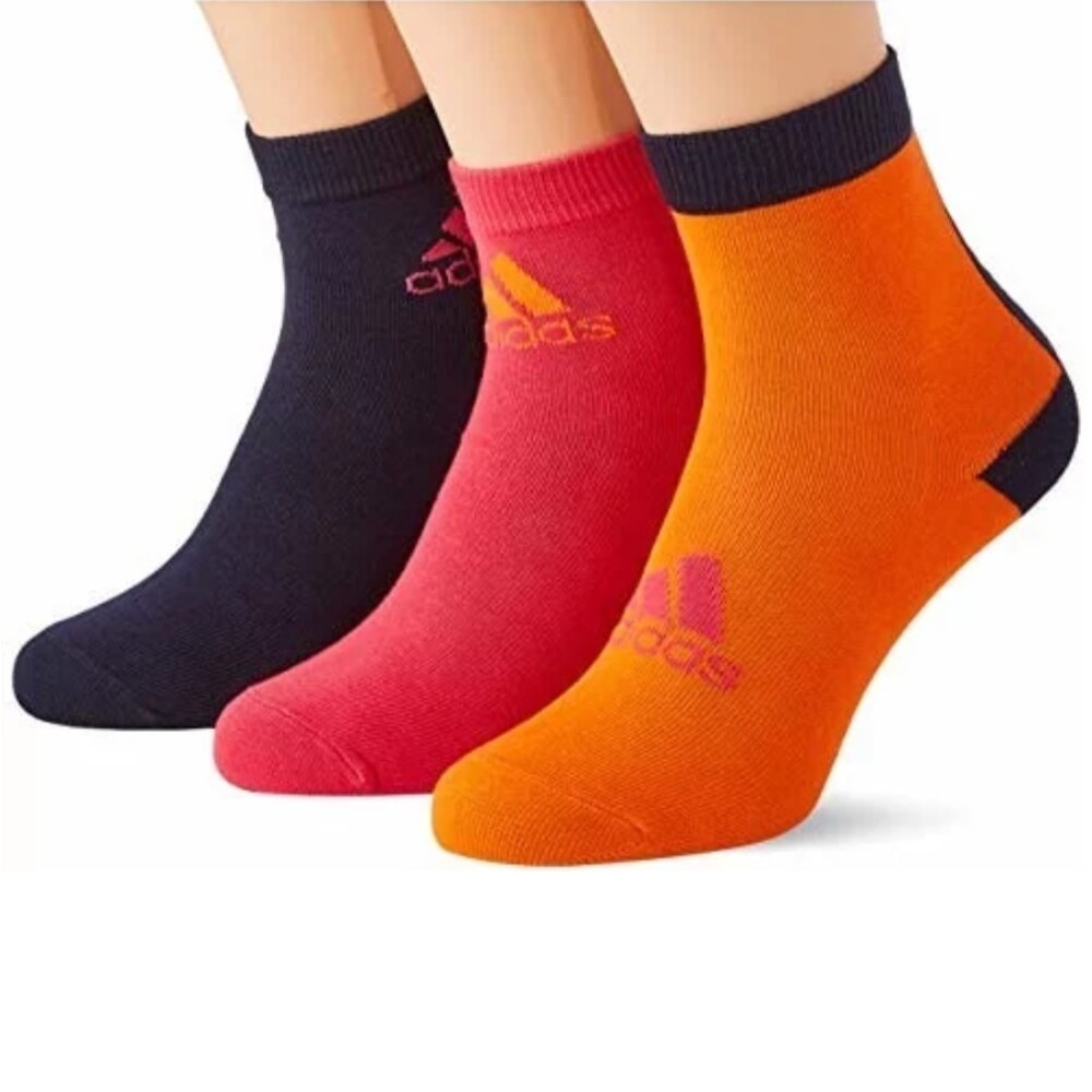 Imagen CALCETINES ADIDASS LK ANCLE S PACK-3 NARANJA ROSA GE3324