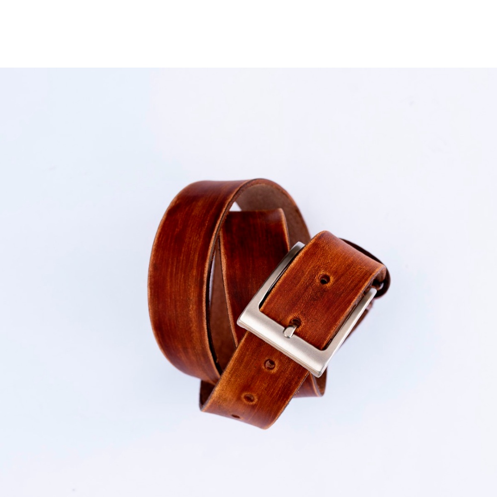 miniatura Cinturón piel envejecido