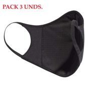 miniatura Imagen MASCARILLA ADIDAS CVR TALLA M/L PACK-3 UNDS NEGRO H08837