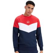 miniatura Imagen SUDADERA ELLESSE RESISTENZA MARINO BLANCO ROJO SXT19183-823