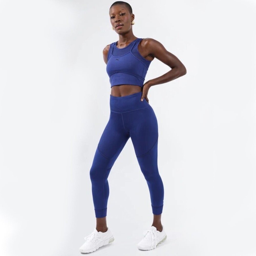 Imagen LEGGINGS PUMA STUDIO RIB HIGH WAIS AZUL ELECTRICO 52023112