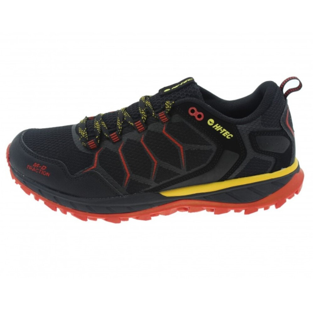 Imagen ZAPATILLAS HI-TEC ULTRA TERRA NEGRO ROJO AMARILLO  O090072-004