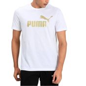 miniatura Imagen CAMISETA PUMA ESS+ LOGO EXECUTION BLANCO DORADO 586758-02