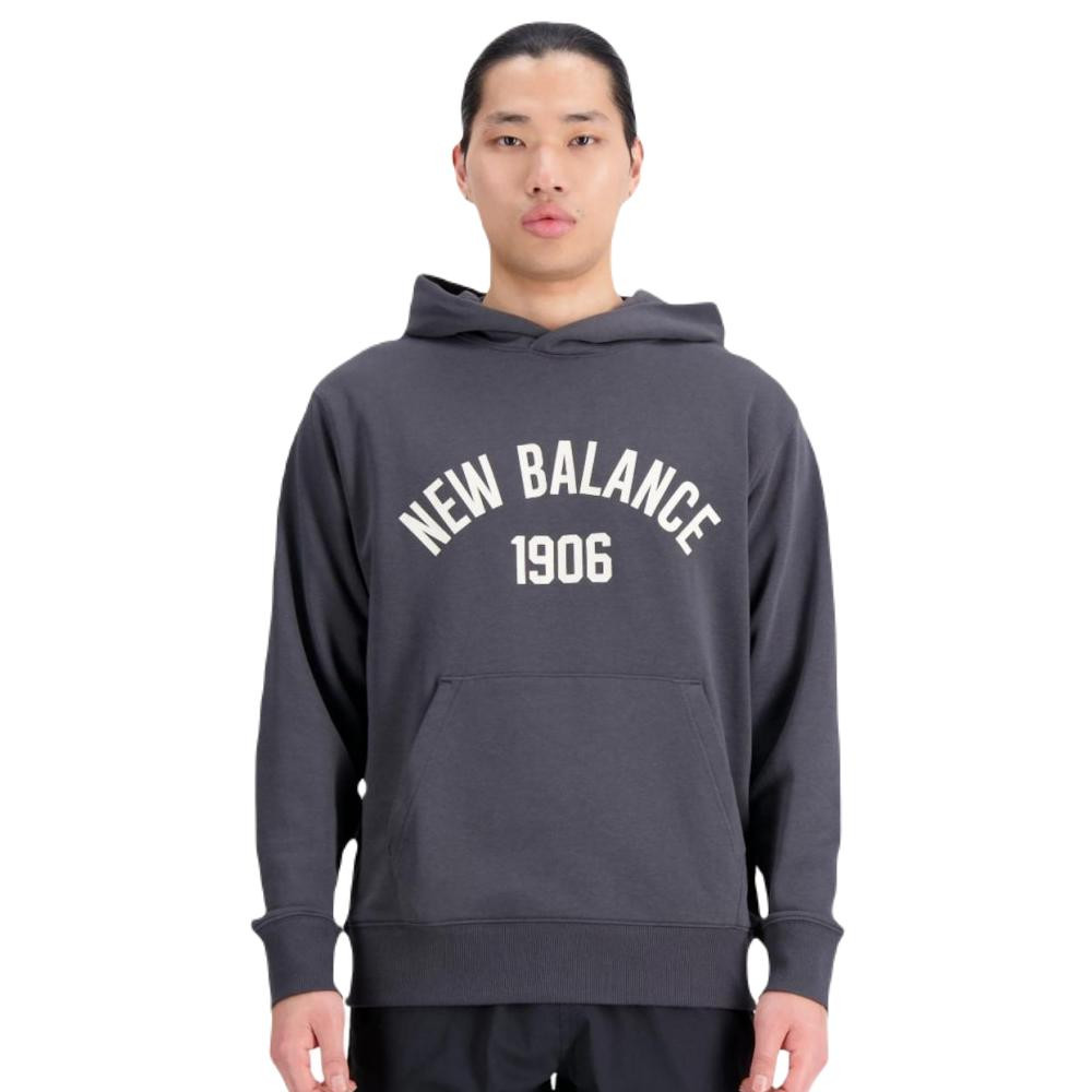 Imagen SUDADERA NEW BALANCE ESSENTIA VARS FLC GRIS OSCURO MT33553-ACK