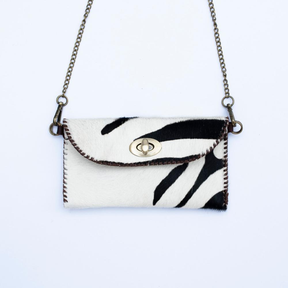 miniatura Bolso vaca estilo clutch