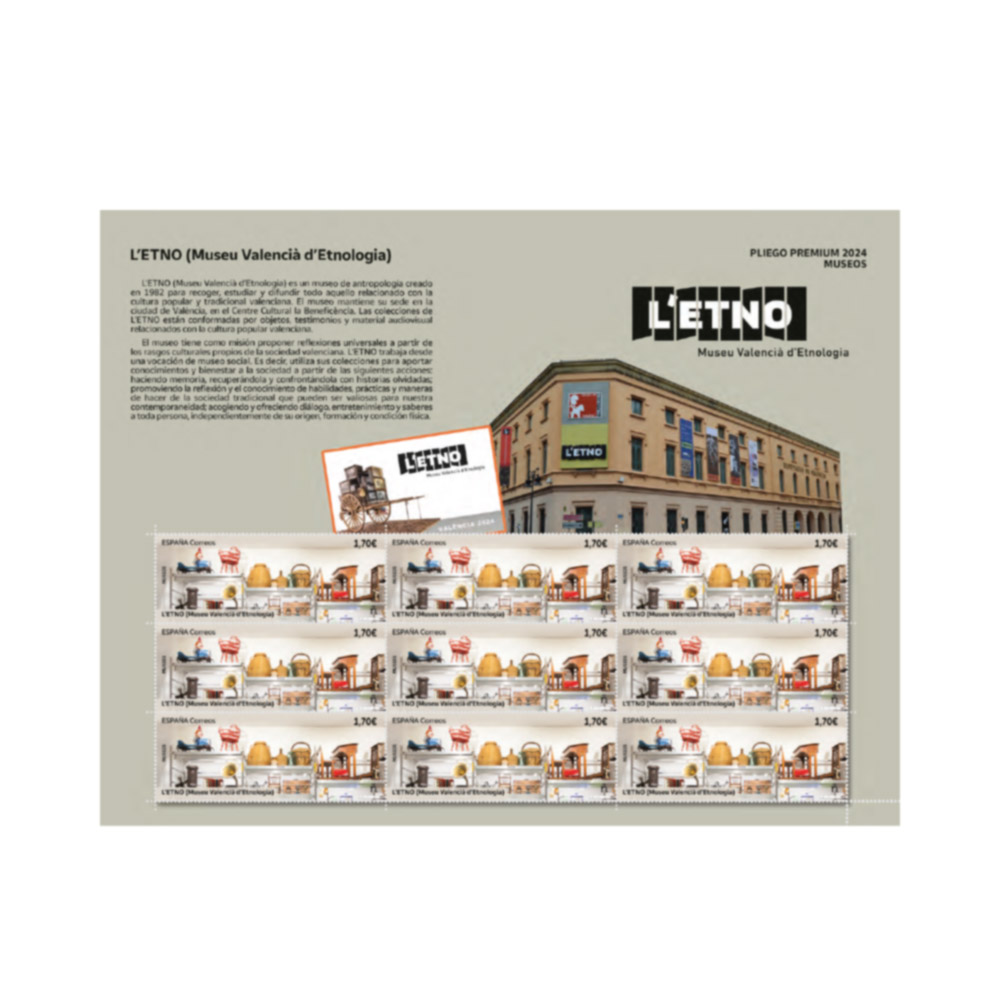 Pliego Premium L'ETNO. Museu Valencia d'Etnología | Serie Museos