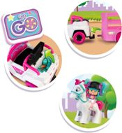 miniatura Pinypon Coche con Remolque y Caballo 3