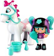 miniatura Pinypon Coche con Remolque y Caballo 2