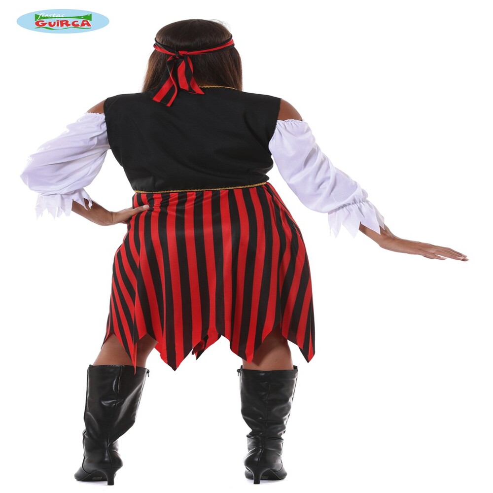Sombrero De Mujer Pirata De Fieltro Negro De La Marca GUIRCA, Accesorio De Disfraz Para Fiestas Temáticas Y Carnaval