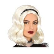 miniatura Peluca Rubia con Cinta