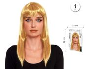 miniatura Peluca lisa rubia 2