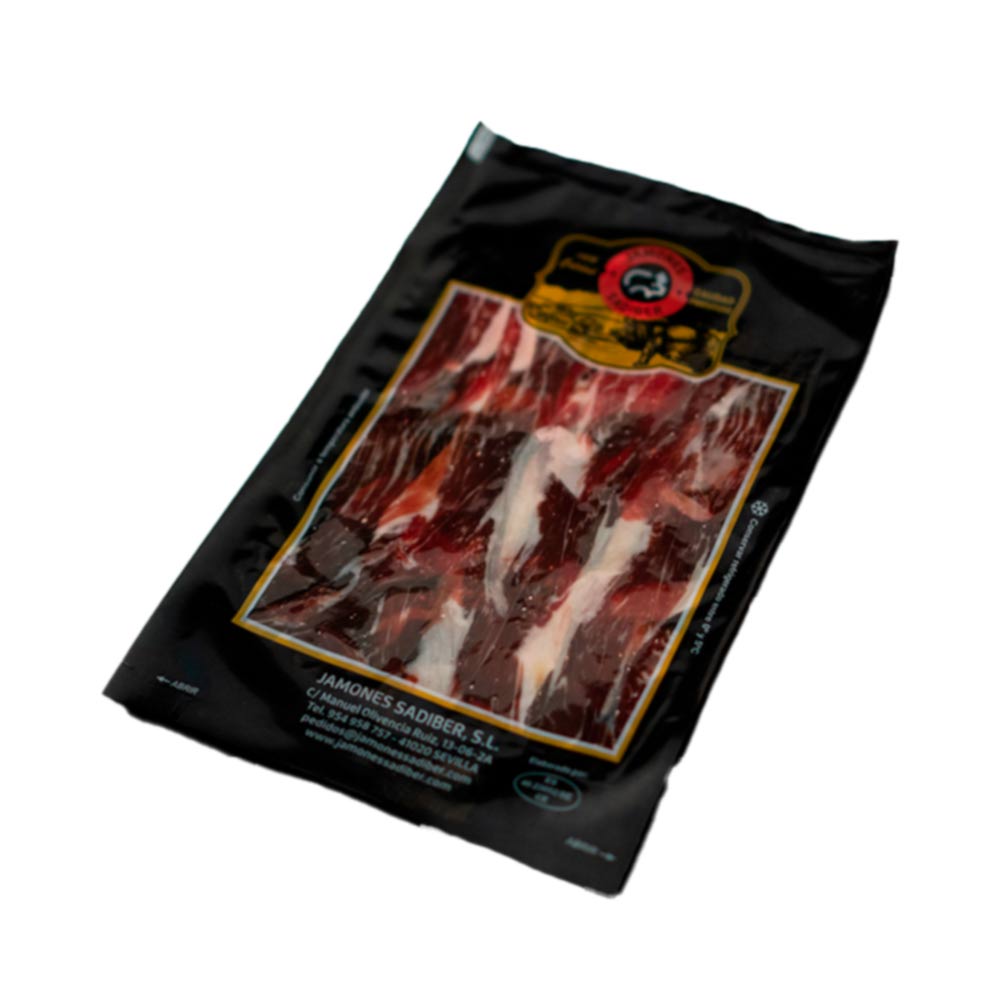 Paleta de bellota ibérica 50% R.I. de 5,5 a 6 kg Loncheada