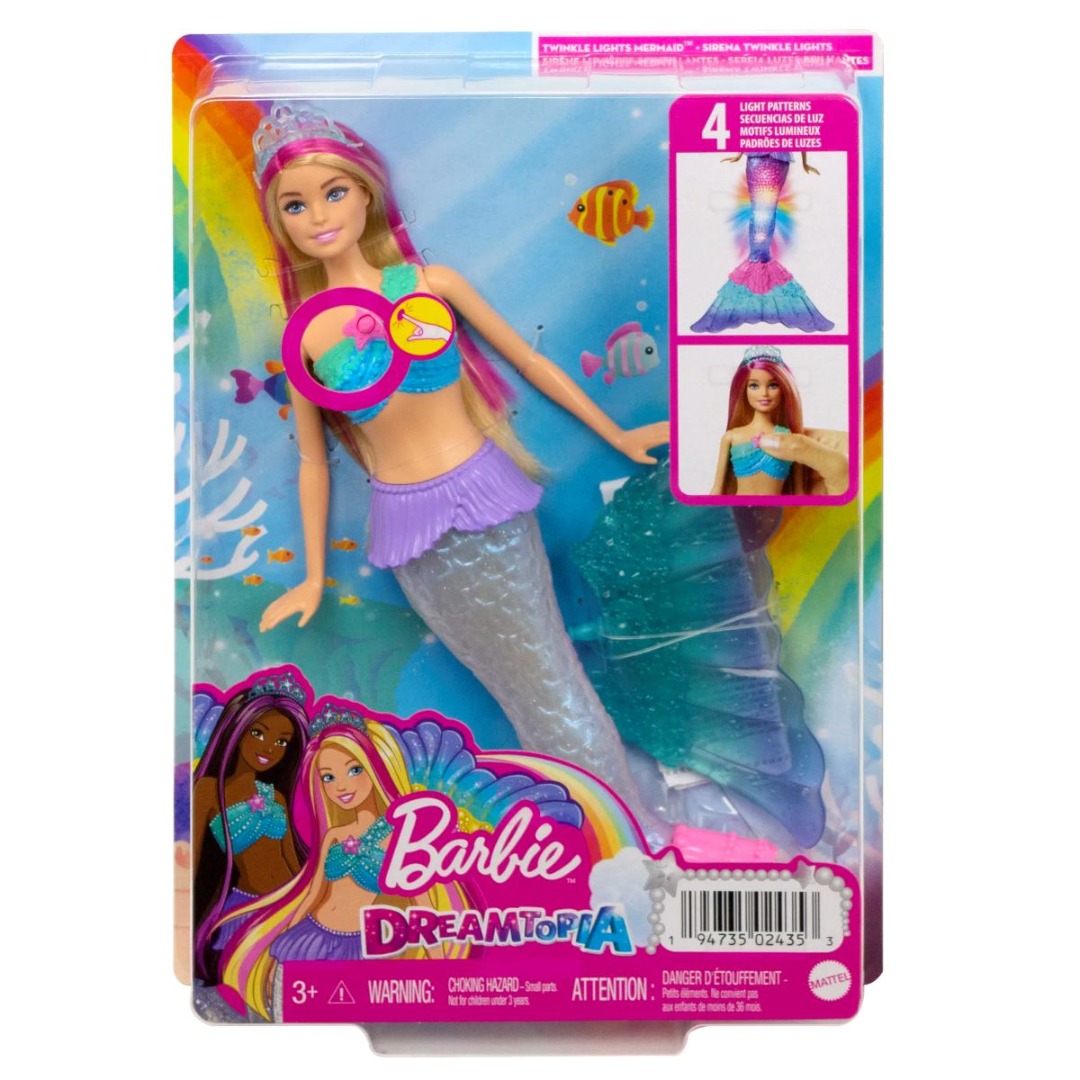 Barbie Barbie Sirena Luces Mágicas Mattel