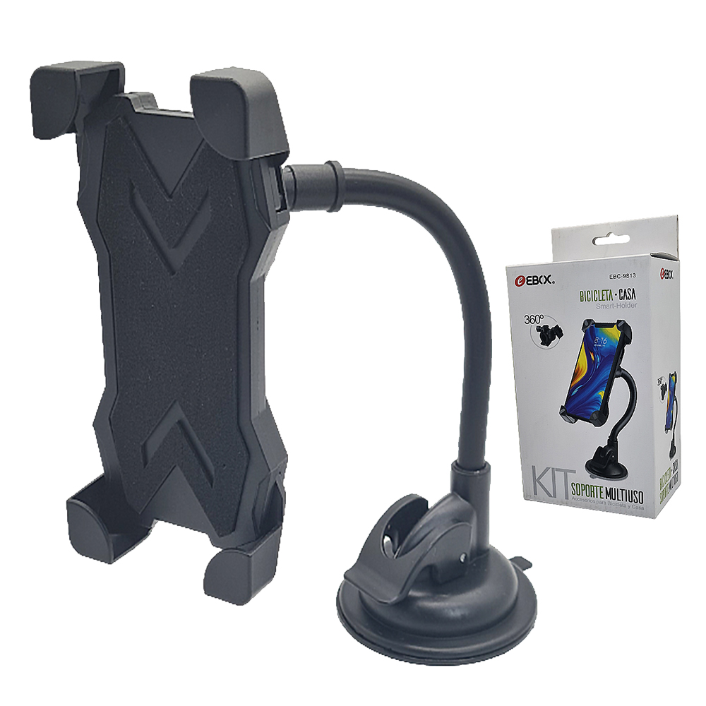 Soporte móvil multiuso, bicicleta, coche o casa giratorio 360º