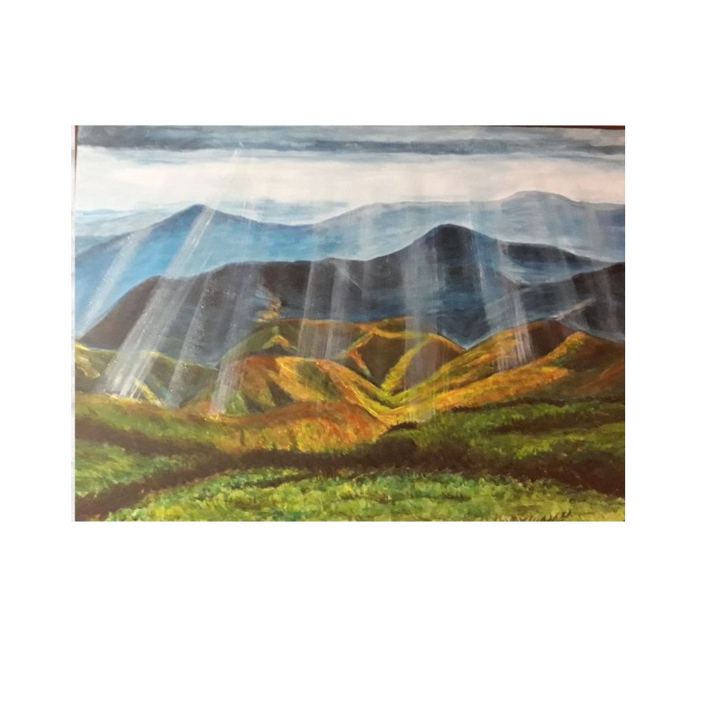 Lienzo "Después de la Tormenta llega la Calma" Parque Natural de Redes. Asturias - Lucía R.J.