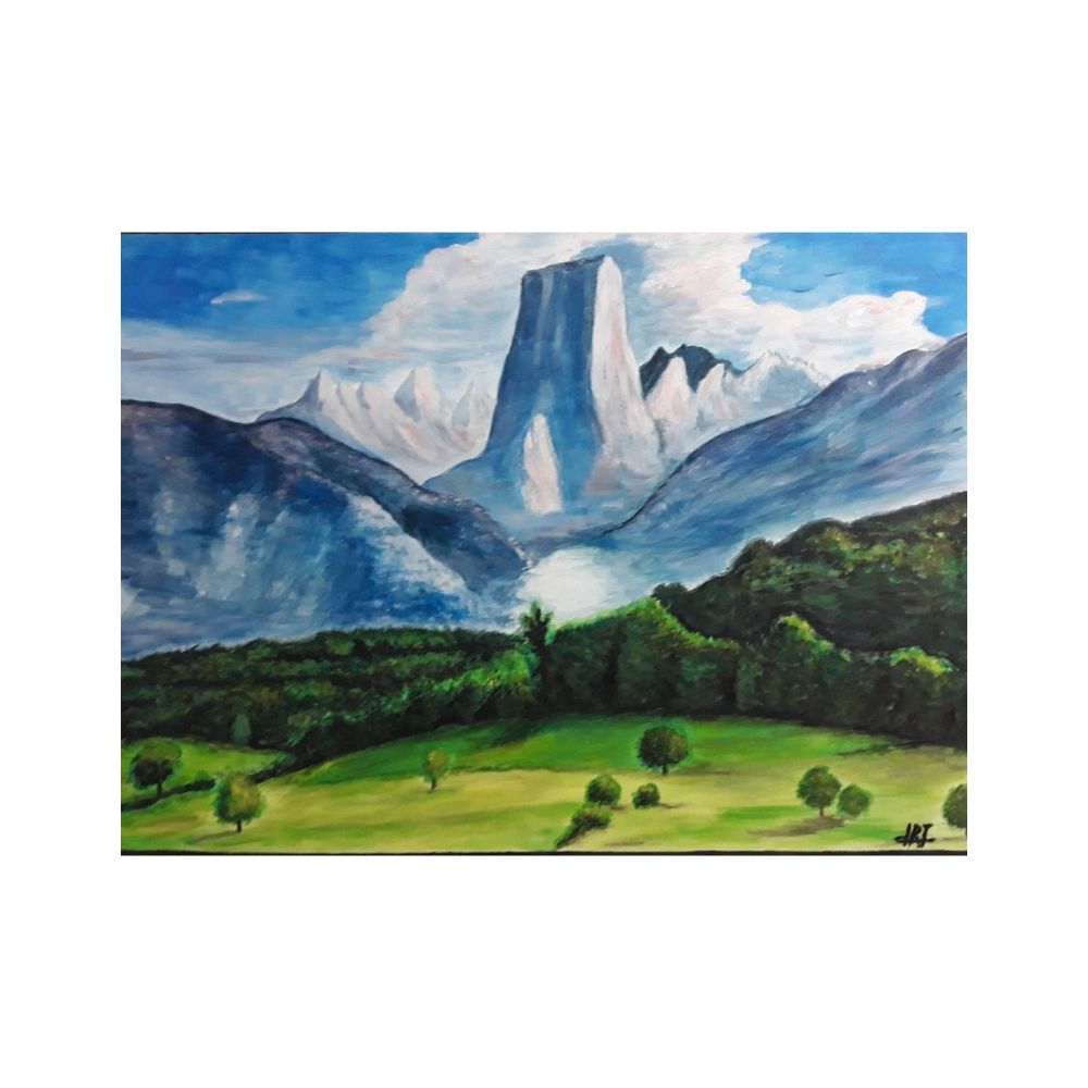 Lienzo "El Naranjo de Bulnes" -  Lucía R.J.