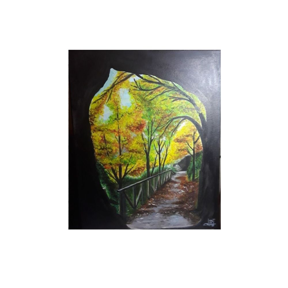 Lienzo "Transitar por la Senda Del Oso" - Lucía R.J.