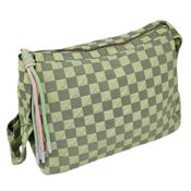 miniatura Bolso bandolera Verde Impermeable a Cuadros para Mujer