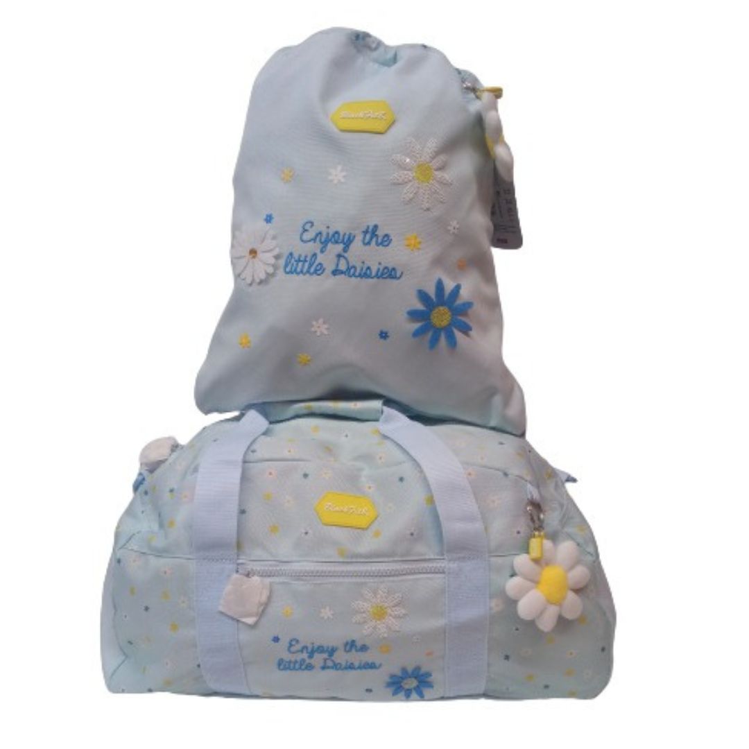 Juego Macuto y Talega Flores