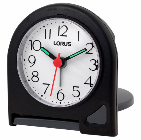 Lorus Despertador Lorus Lht-004-k Despertador De Viaje Con Alarma Y Luz. Tapa De Prote