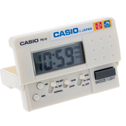 CASIO Despertador Casio Pq-10-7r Luz Repeticion Iluminator Ideal Viaje