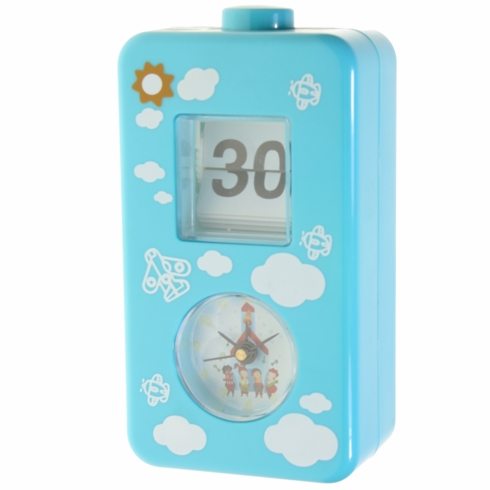 Christian Gar Reloj Despertador Con Calendario Manual 317168 Color Azul