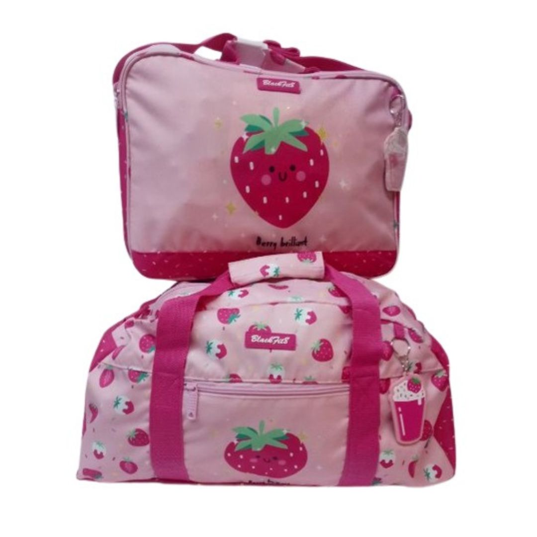 Juego Macuto y Cartera Fresita