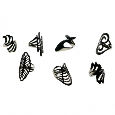 Christian Gar Anillo Metal Color Titanio T.17