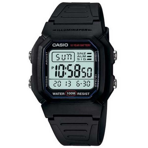 CASIO Casio  W-800h-1aves Reloj De Pulsera Digital Para Hombre Color Negro