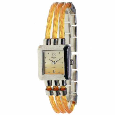 Christian Gar Reloj Christian Gar 4599-l-3  Plastico Color Naranja