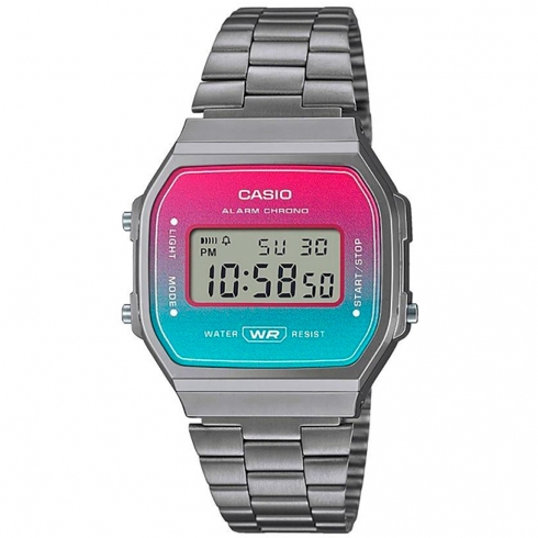 CASIO Casio Collection A168wer-2adf Reloj De Pulsera Digital Para Unisex Color Multico