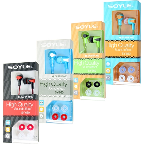 BVC Auricular Stereo Silicona Soyle Sy-660