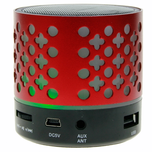 BVC Mini Altavoz Bluetooth L-05 Color Rojo Mp3, Usb Y Micro Sd