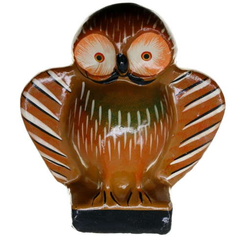 Christian Gar Buho Grande Mod. Pt-76 Tamaño ( 18 Cm. X 16 Cm. X 8.5 Cm. )