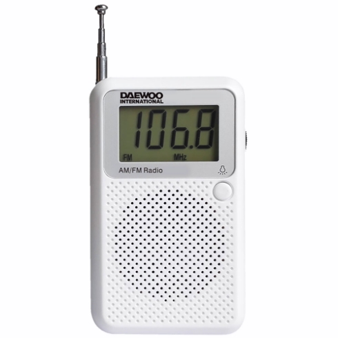 DAEWOO Radio Con Altavoz Daewoo Drp-115 Radio Am/fm Con Altavoz Color Blanco