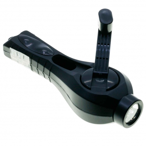 Omega Linterna De Dinamo Omega 25200 Led-200 Bateria Litio-ion 150 Mah