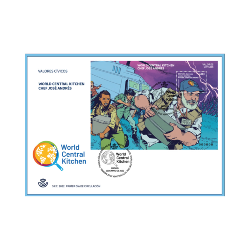 Sobre Primer Día Valores cívicos. World Central Kitchen José Andrés