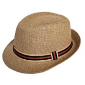 miniatura Sombrero Clásico Marrón para Adulto Hombre Talla 58-59cm