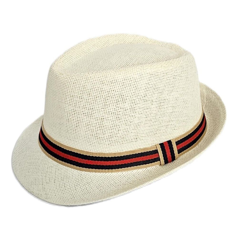 Sombrero de Playa Fedora Beige para Hombre Adulto 1