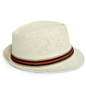 miniatura Sombrero de Playa Fedora Beige para Hombre Adulto 2