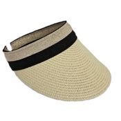 miniatura Sombrero Visera para Mujer Ajustable de Playa Sol Piscina 5