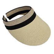 miniatura Sombrero Visera para Mujer Ajustable de Playa Sol Piscina 1