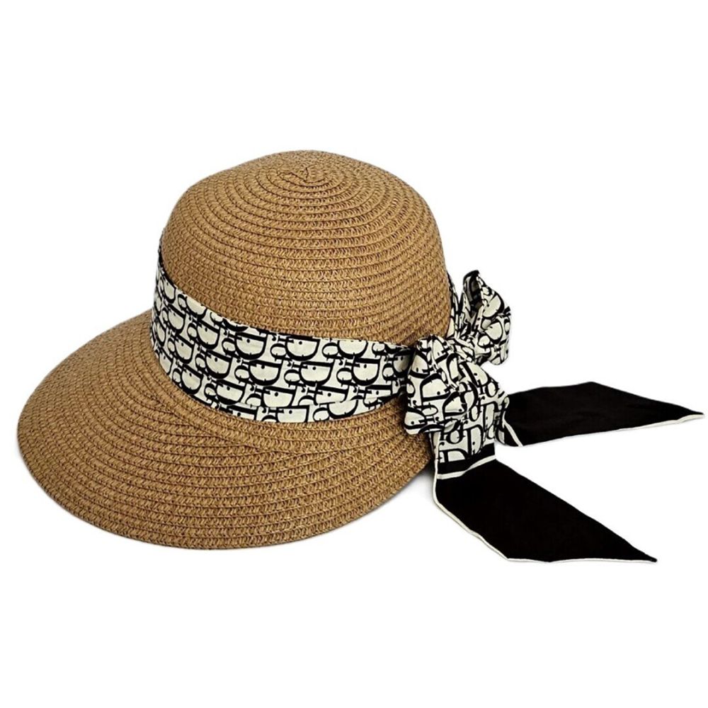 Sombrero Marrón para Mujer Pamela Ajustable de Playa Talla 57-58cm 1