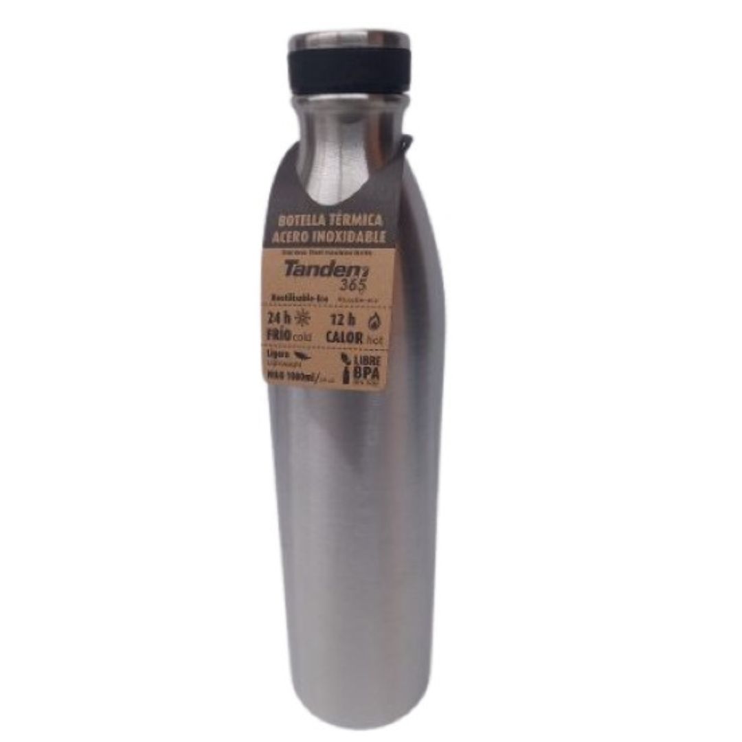 Botella Termica Acero 1000 ml.